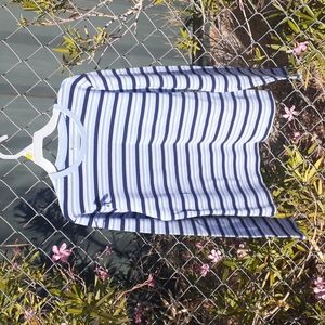No Boundaries Light Striped Sweater, Size L